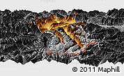 Physical Panoramic Map of Imst, darken, desaturated
