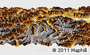 Physical Panoramic Map of Imst