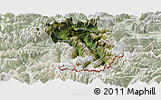 Satellite Panoramic Map of Imst, lighten