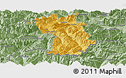 Savanna Style Panoramic Map of Imst