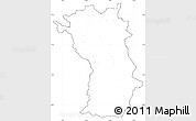 Blank Simple Map of Imst, cropped outside, no labels