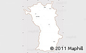 Classic Style Simple Map of Imst, cropped outside