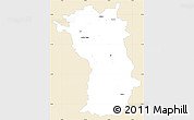 Classic Style Simple Map of Imst, single color outside