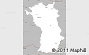Gray Simple Map of Imst