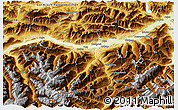 Physical 3D Map of Innsbruck-Land