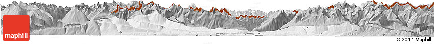 Gray Horizon Map of Innsbruck-Land
