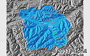 Political Map of Innsbruck-Land, desaturated