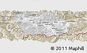 Classic Style Panoramic Map of Innsbruck-Land