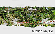 Satellite Panoramic Map of Innsbruck-Land