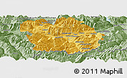 Savanna Style Panoramic Map of Innsbruck-Land