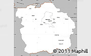 Gray Simple Map of Innsbruck-Land