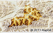 Physical 3D Map of Kitzbuhel, lighten