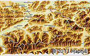 Physical 3D Map of Kitzbuhel