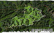 Satellite 3D Map of Kitzbuhel, darken