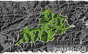 Satellite 3D Map of Kitzbuhel, desaturated