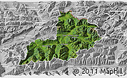 Satellite 3D Map of Kitzbuhel, lighten, desaturated