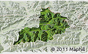 Satellite 3D Map of Kitzbuhel, lighten