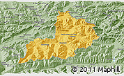 Savanna Style 3D Map of Kitzbuhel
