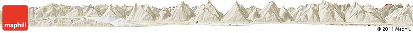 Classic Style Horizon Map of Kitzbuhel