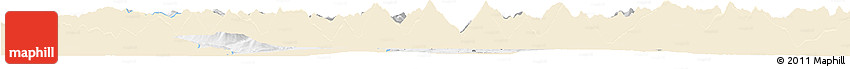 Classic Style Horizon Map of Kitzbuhel, single color outside