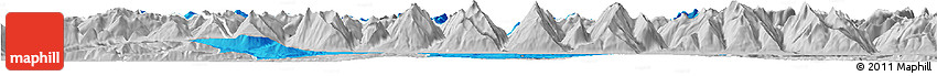 Political Horizon Map of Kitzbuhel, lighten, desaturated