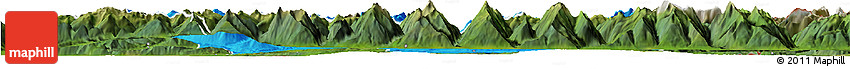 Political Horizon Map of Kitzbuhel, satellite outside