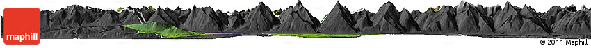 Satellite Horizon Map of Kitzbuhel, darken, desaturated