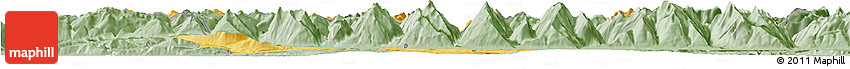 Savanna Style Horizon Map of Kitzbuhel