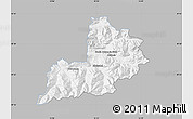 Gray Map of Kitzbuhel, single color outside