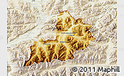 Physical Map of Kitzbuhel, lighten