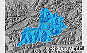 Political Map of Kitzbuhel, desaturated