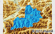 Political Map of Kitzbuhel, physical outside