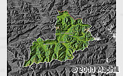 Satellite Map of Kitzbuhel, desaturated