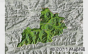 Satellite Map of Kitzbuhel, lighten, semi-desaturated