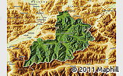 Satellite Map of Kitzbuhel, physical outside