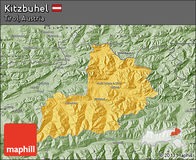 Savanna Style Map of Kitzbuhel