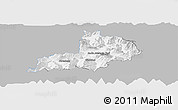 Gray Panoramic Map of Kitzbuhel, single color outside