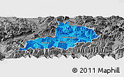 Political Panoramic Map of Kitzbuhel, desaturated