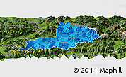 Political Panoramic Map of Kitzbuhel, satellite outside