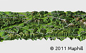 Satellite Panoramic Map of Kitzbuhel