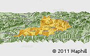 Savanna Style Panoramic Map of Kitzbuhel