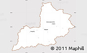 Classic Style Simple Map of Kitzbuhel, cropped outside