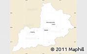 Classic Style Simple Map of Kitzbuhel, single color outside