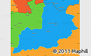 Political Simple Map of Kitzbuhel