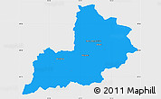 Political Simple Map of Kitzbuhel, single color outside