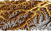 Physical 3D Map of Landeck