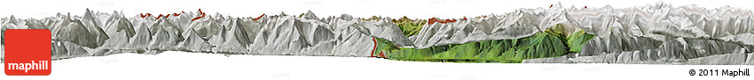 Satellite Horizon Map of Landeck, lighten, semi-desaturated
