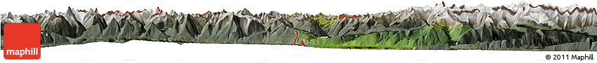 Satellite Horizon Map of Landeck, semi-desaturated