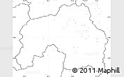 Blank Simple Map of Landeck, no labels