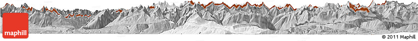 Gray Horizon Map of Schwaz